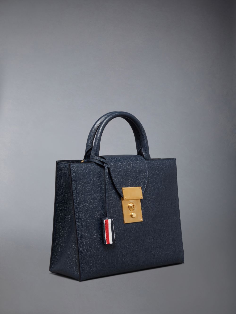 Thom Browne Pebble Grain Small Mr. Donna Borse Tote Blu | NHC42C33287