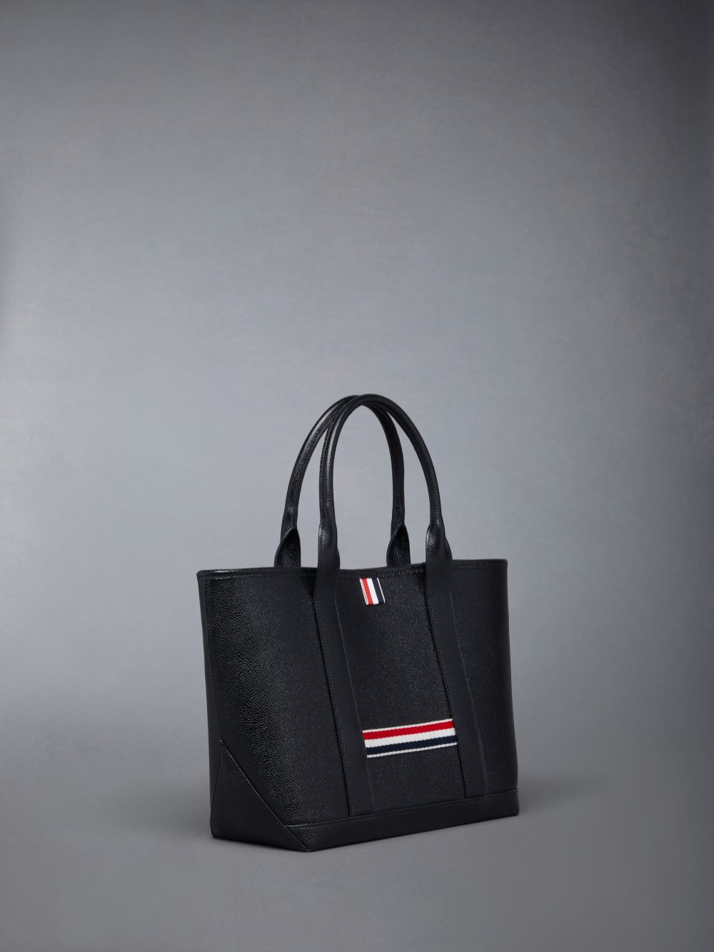 Thom Browne Pebble Grain Small Tool Uomo Borse Tote Nere | FVA81I43491