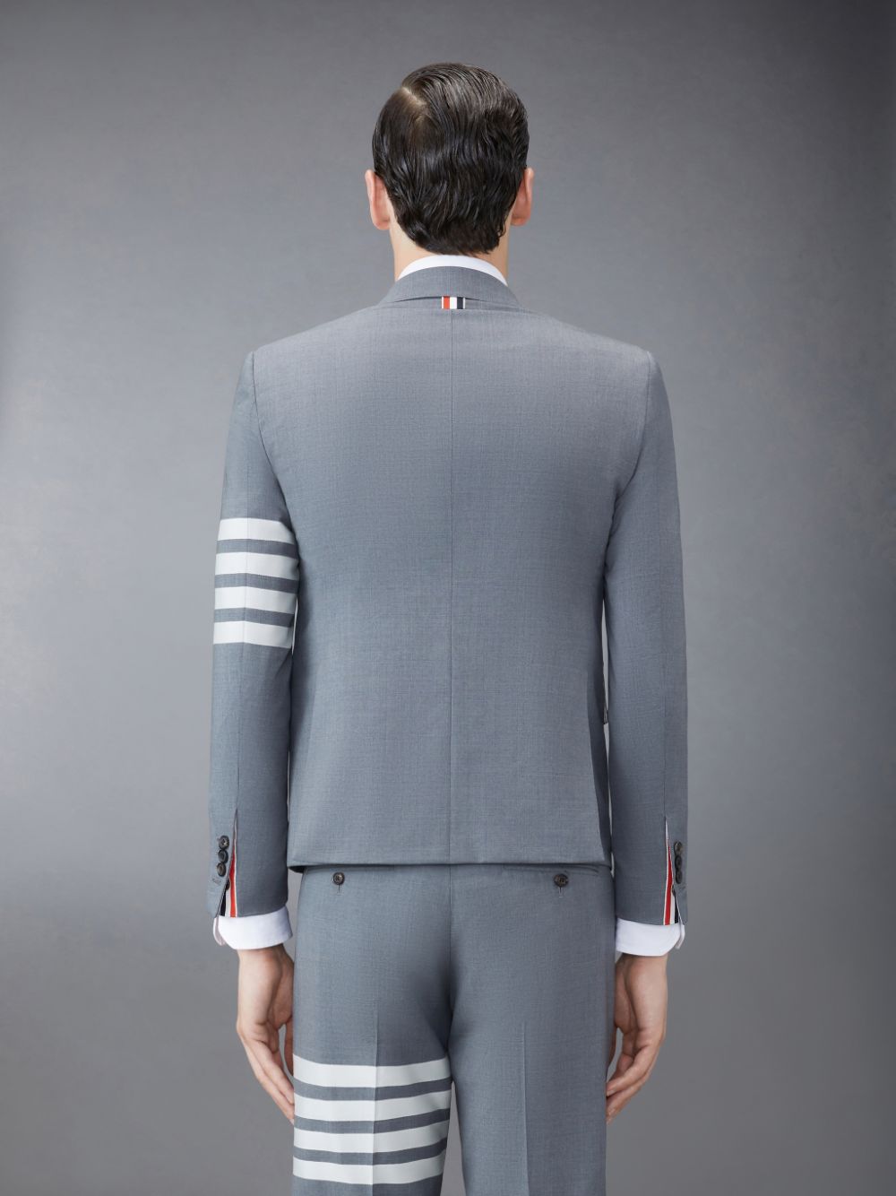 Thom Browne Plain Weave 4-Bar High Armhole Sport Uomo Cappotti Grigie | YKW86L65336