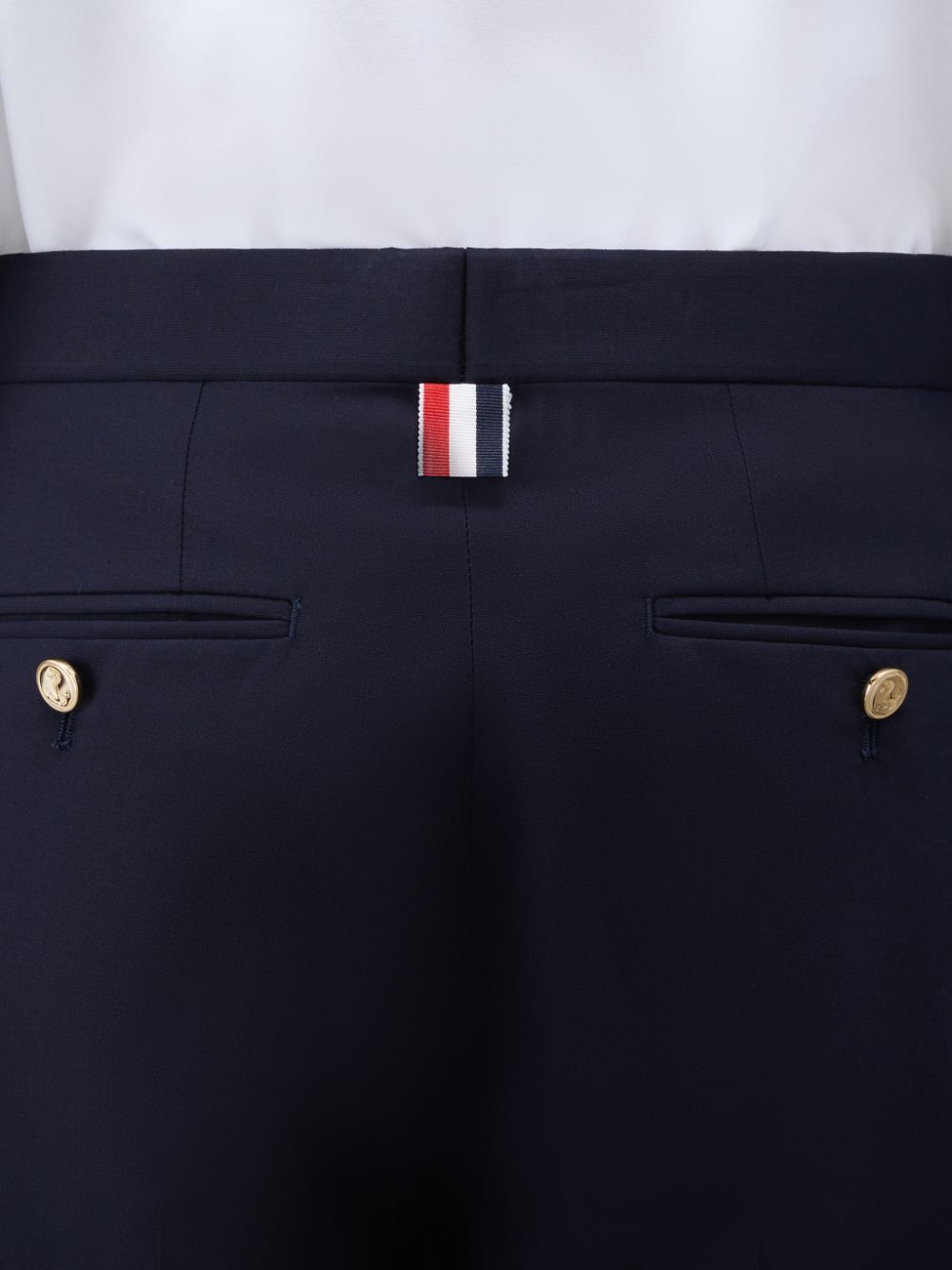 Thom Browne Plain Weave 4-Bar Low Rise Uomo Pantaloncini Blu | MUH06E88639