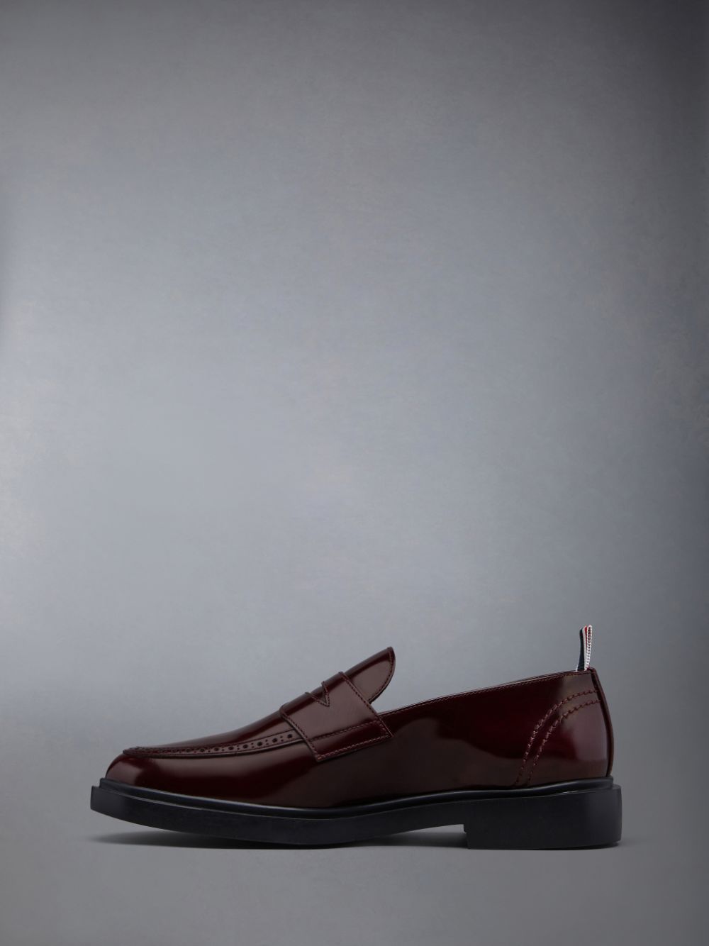 Thom Browne Polished Calf Penny Uomo Mocassini Rosse | PJP44V99129