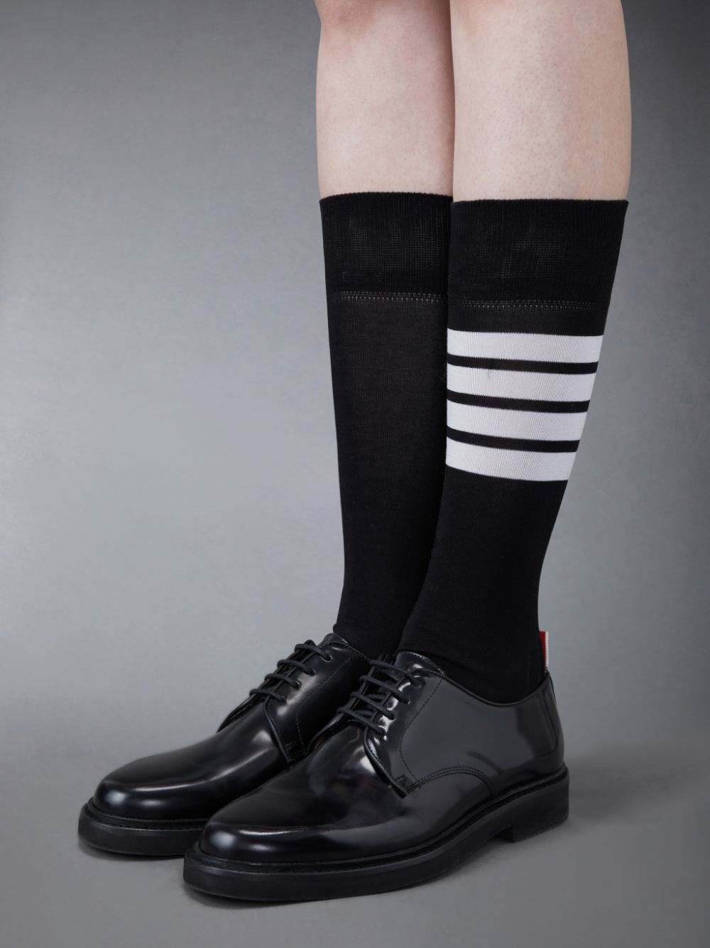 Thom Browne Polished Calf Uniform Donna Scarpe Oxford Nere | VPK18D96301