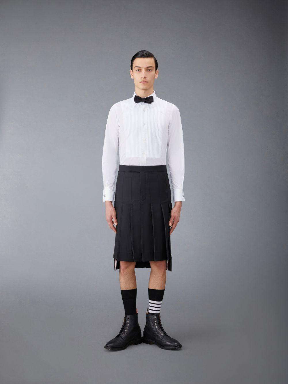 Thom Browne Poplin French Cuff Tuxedo Uomo Camicie Bianche | KRE09M05382