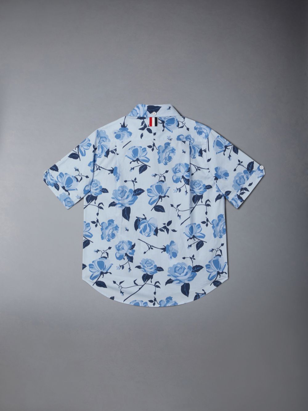 Thom Browne Poplin Rose Floral Ragazzo Camicie Blu | GPS76W71715