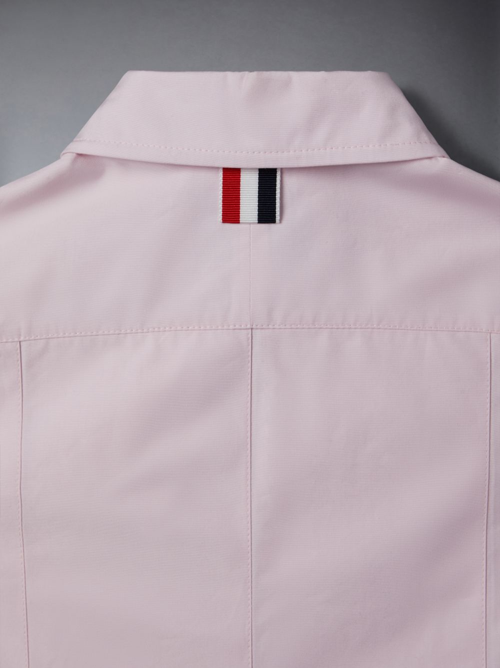 Thom Browne Poplin Wide Pleated Shirt Ragazza Vestito Rosa | FBX01T99854