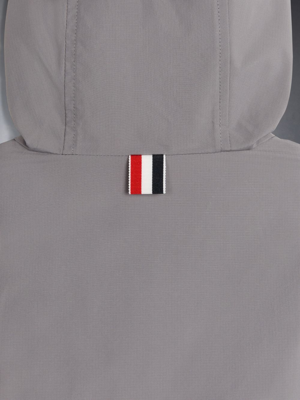 Thom Browne Ripstop 4-Bar Rain Ragazzo Giacche Grigie | ZWH38S49017