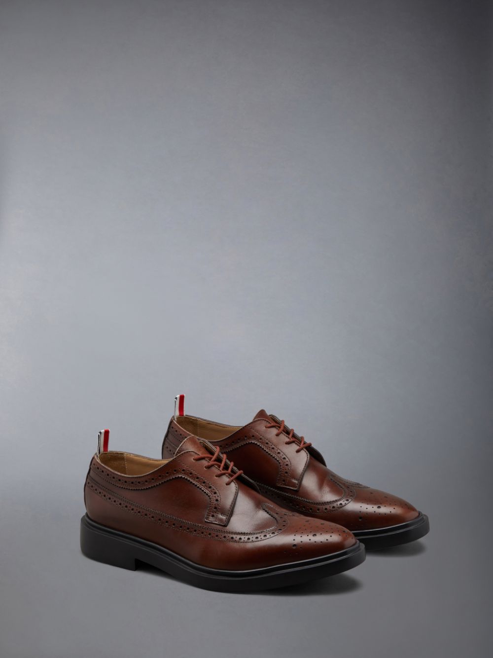 Thom Browne Rubber Sole Classic Longwing Uomo Scarpe Brogue Marroni | XGH74S68801