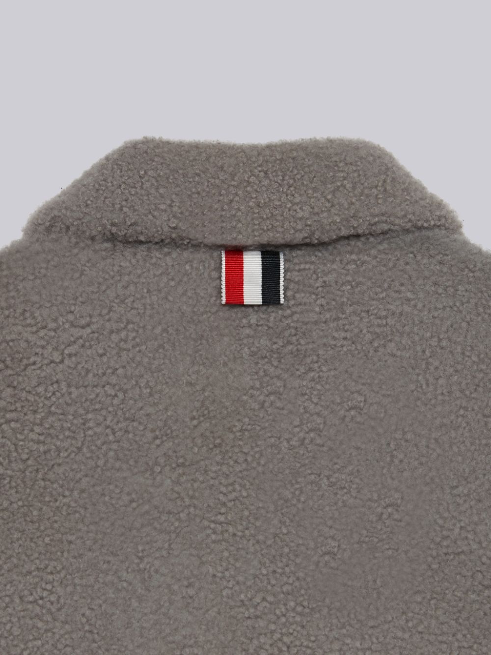 Thom Browne Shearling 4-Bar Patch Pocket Button Ragazzo Giacche Grigie | YDL21Q95869