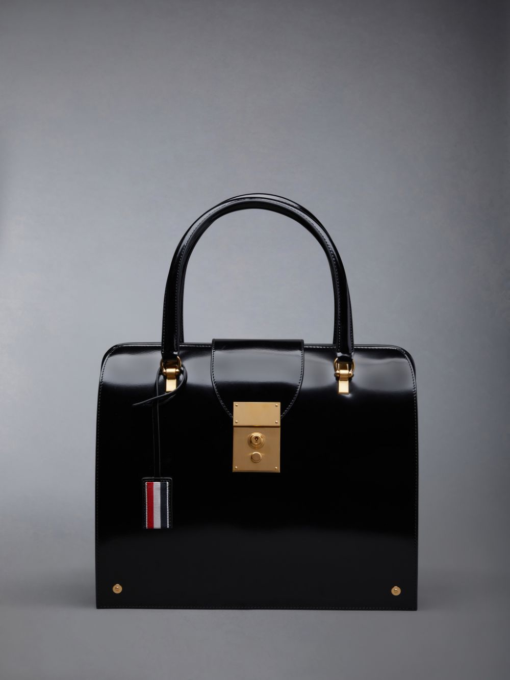 Thom Browne Smooth Calf Mrs. Donna Borse Tote Nere | SMX35I90854