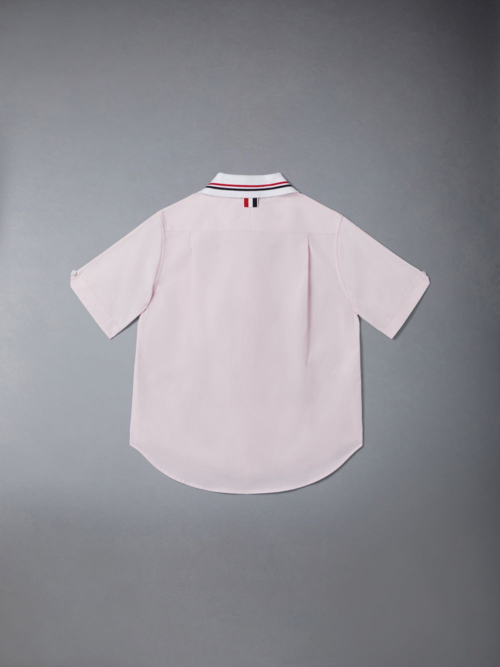 Thom Browne Solid Poplin Polo Ragazzo Camicie Rosa | SNH34A01485