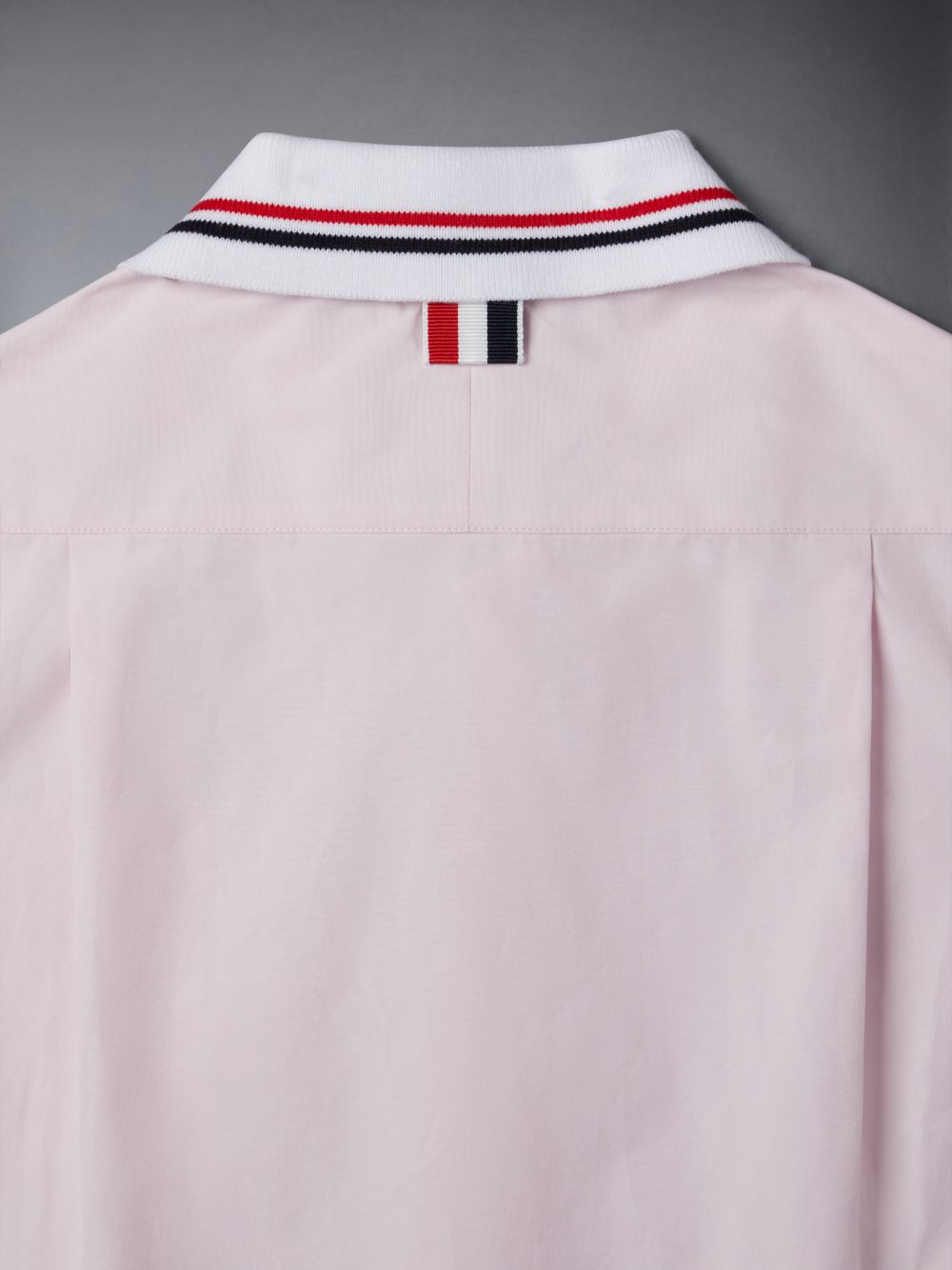 Thom Browne Solid Poplin Polo Ragazzo Camicie Rosa | SNH34A01485