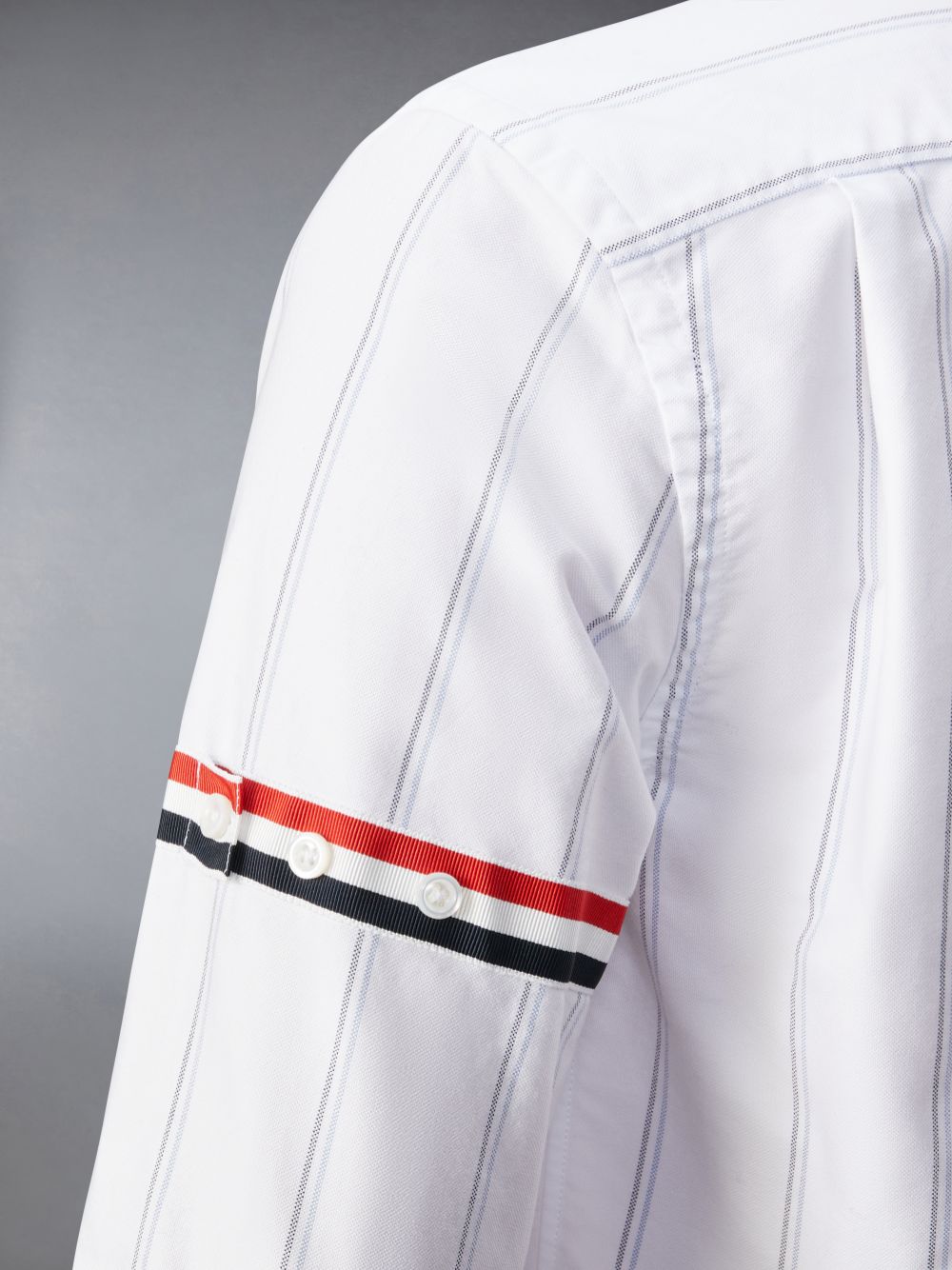 Thom Browne Stripe Oxford Armband Cropped Donna Camicie Bianche | FQC69X19367