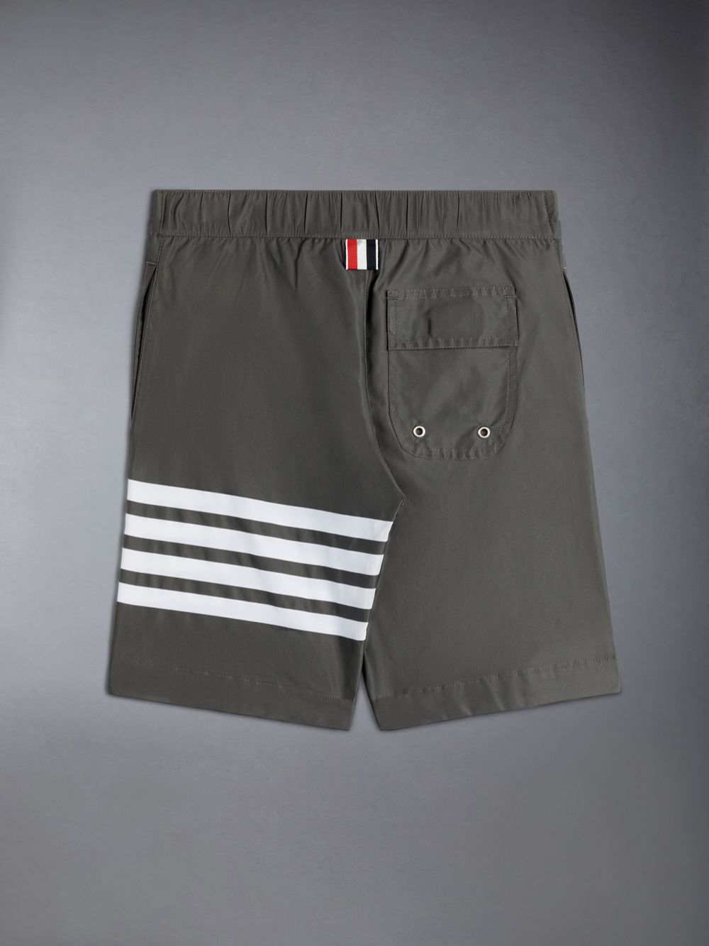 Thom Browne Swim Tech 4-Bar Board Ragazzo Pantaloncini Grigie | TBI16E66101