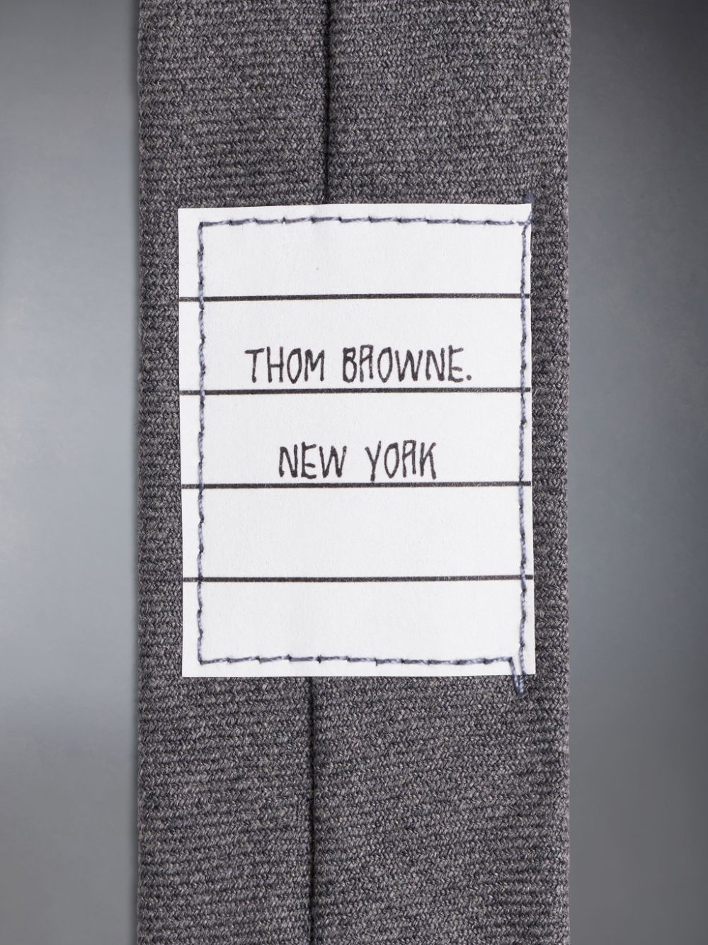 Thom Browne TWILL Ragazzo Cravatte Grigie | SLC23D06334