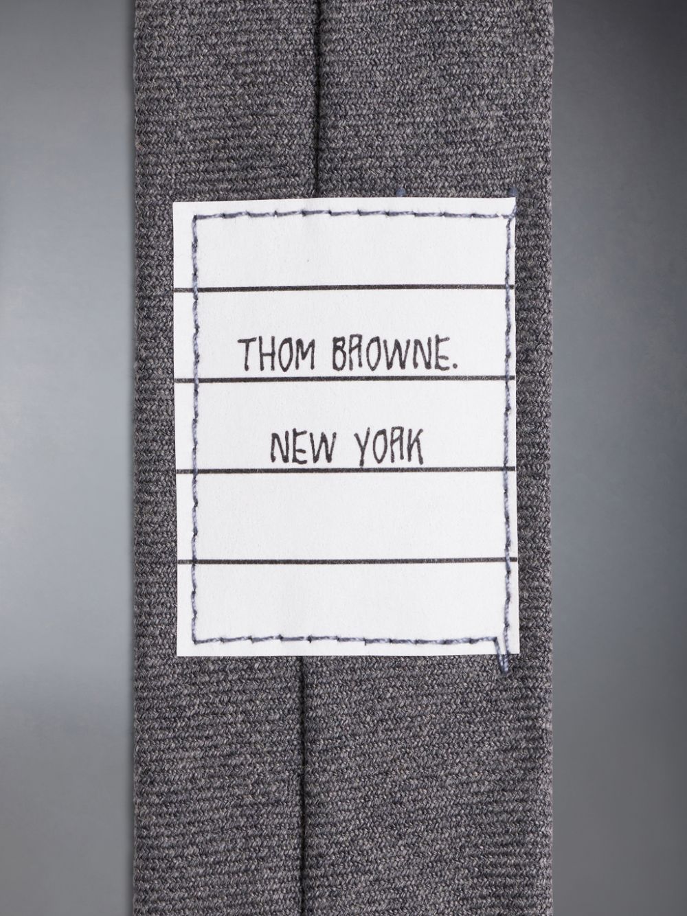 Thom Browne TWILL Uomo Cravatte Grigie | HFG84F57042