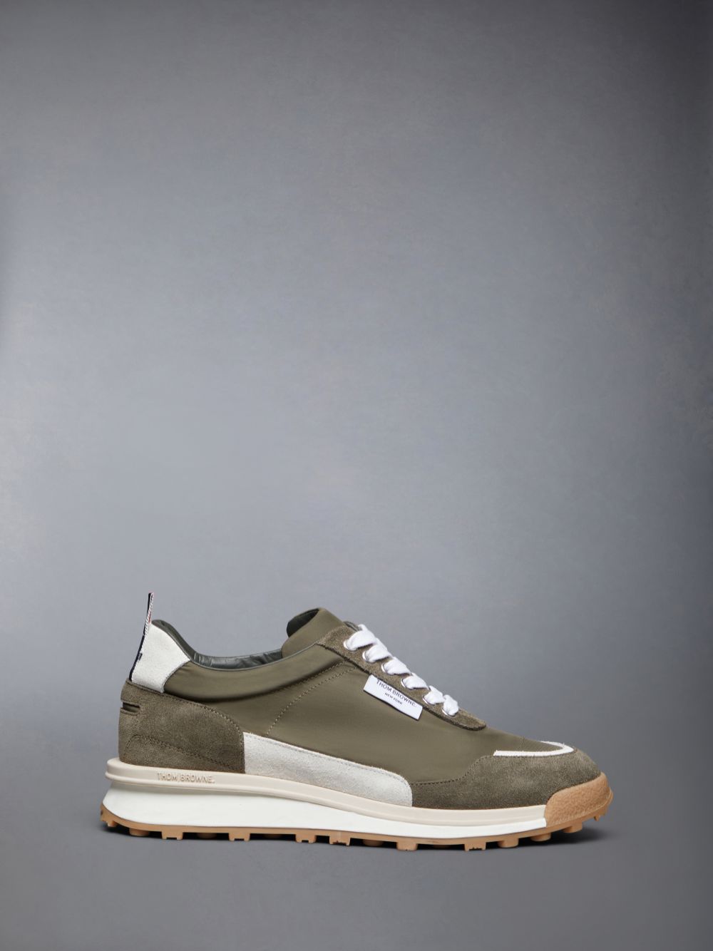 Thom Browne Tech Nylon Alumni Donna Sneakers Verdi | JTN42H14402