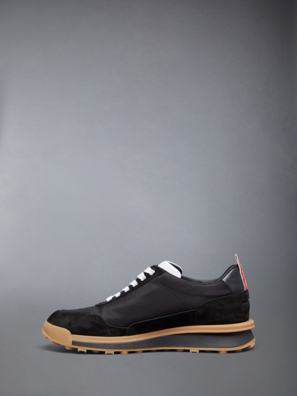 Thom Browne Tech Nylon Alumni Uomo Sneakers Nere | LMY18T21533