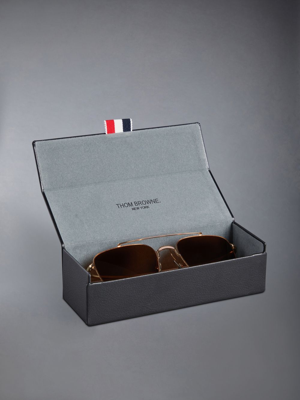 Thom Browne Titanium Aviator Uomo Occhiali da Sole Oro | XAC50X50358