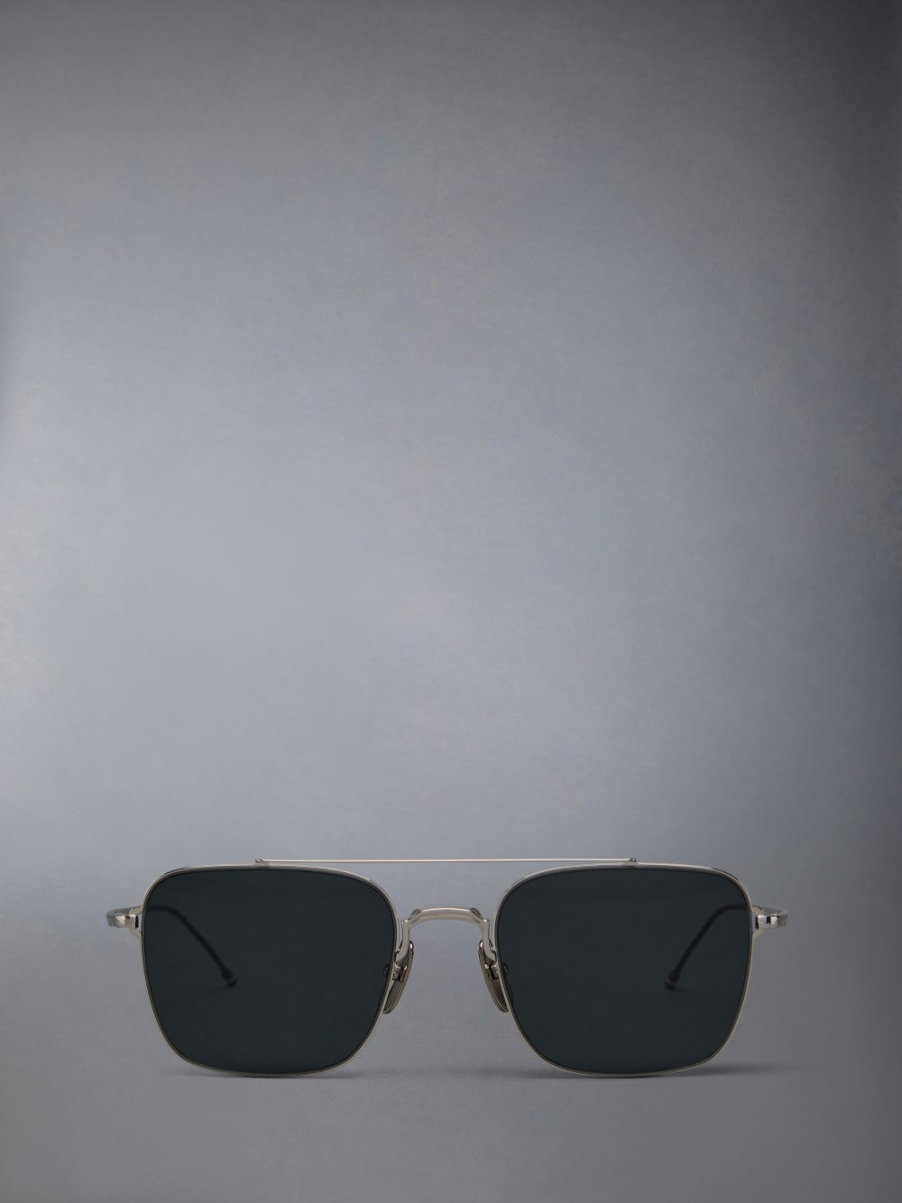 Thom Browne Titanium Aviator Uomo Occhiali da Sole Argento | PGE65P63762