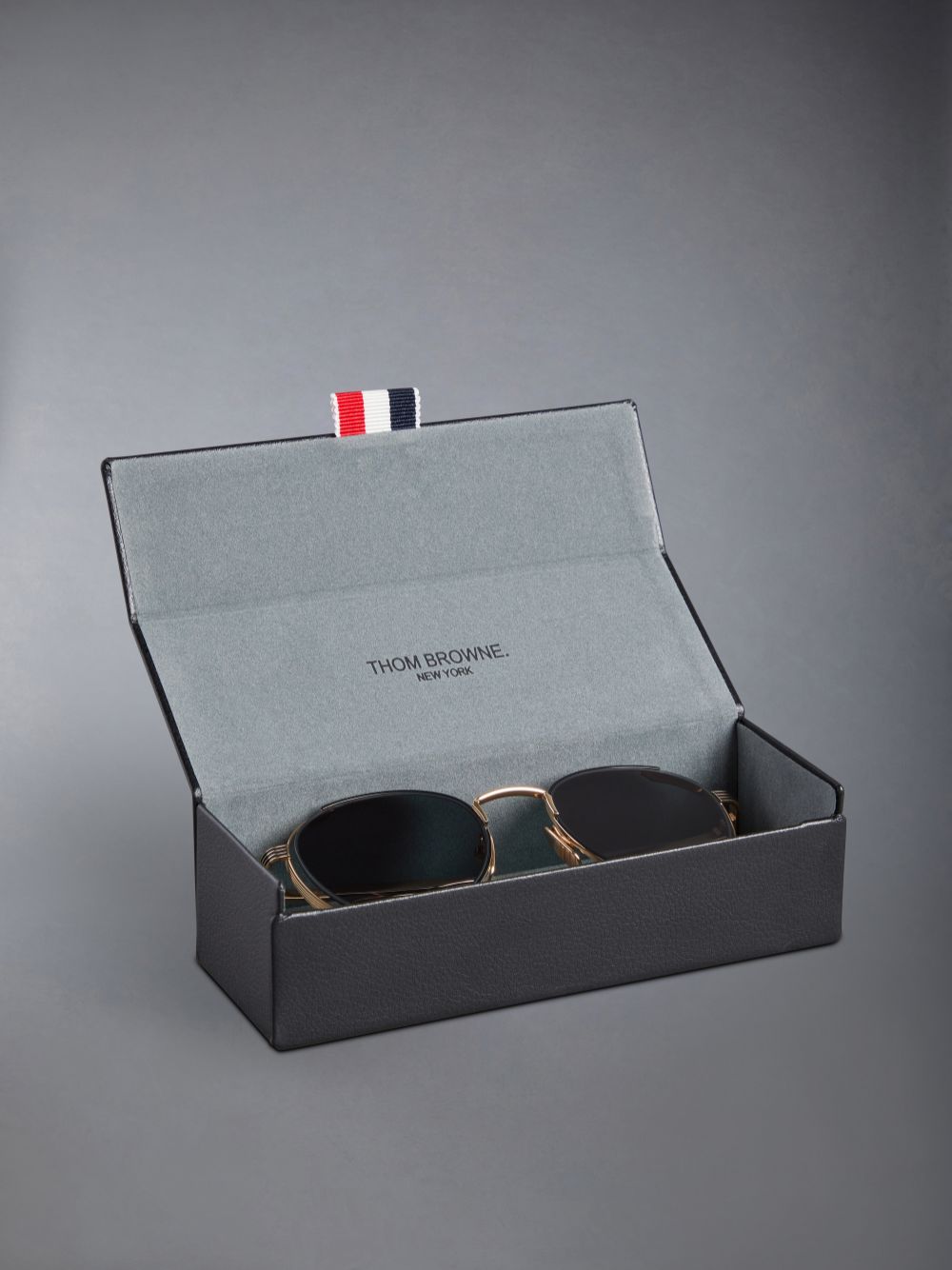 Thom Browne Titanium Round Uomo Occhiali da Sole Nere | RWY92B15839