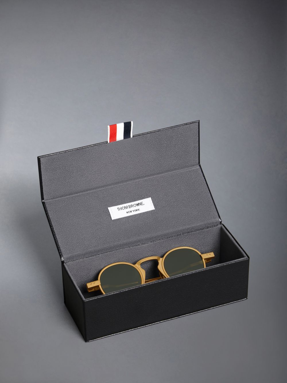 Thom Browne Titanium Round Uomo Occhiali da Sole Oro | BEQ71B20334