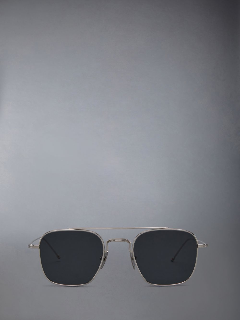 Thom Browne Titanium Squared Aviator Uomo Occhiali da Sole Grigie | EXZ10G96379