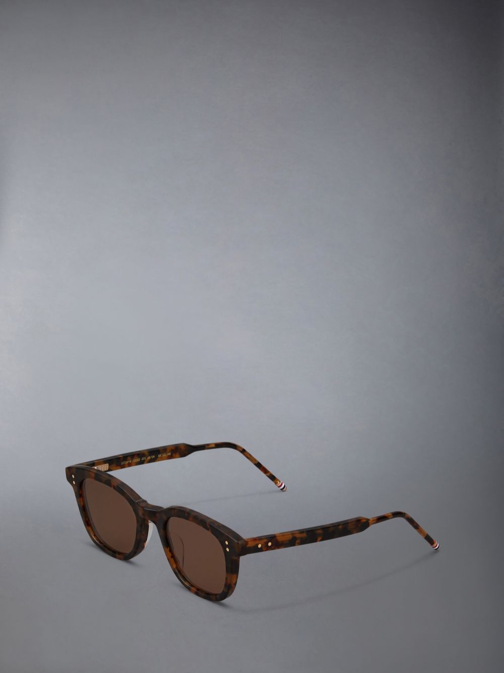 Thom Browne Tokyo Tortoise Acetate Rectangular Uomo Occhiali da Sole Marroni | JBN17C51859