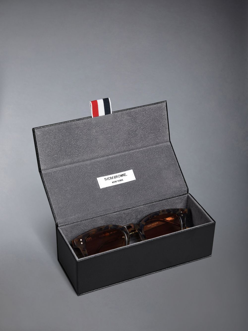 Thom Browne Tokyo Tortoise Acetate Rectangular Uomo Occhiali da Sole Marroni | JBN17C51859