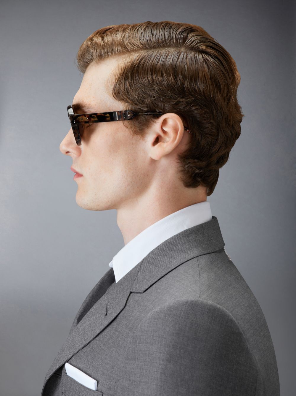 Thom Browne Tokyo Tortoise Acetate Round Uomo Occhiali da Sole Marroni | NZD47Y87191