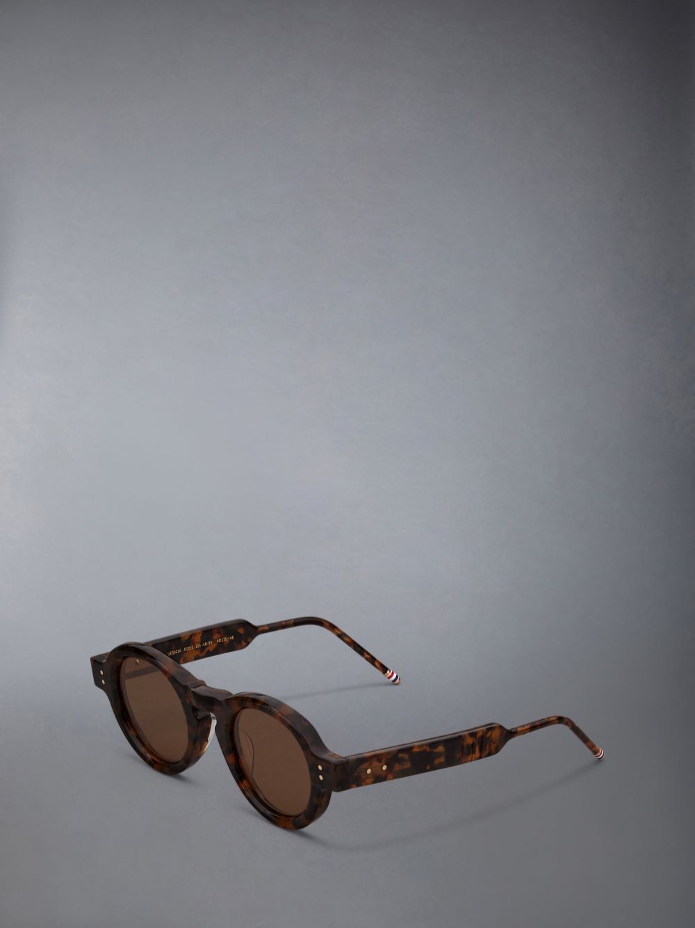 Thom Browne Tokyo Tortoise Acetate Round Uomo Occhiali da Sole Marroni | NZD47Y87191