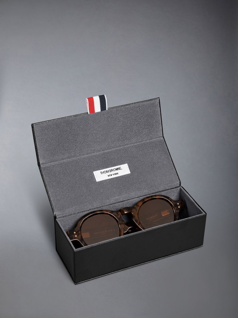 Thom Browne Tokyo Tortoise Acetate Round Uomo Occhiali da Sole Marroni | NZD47Y87191