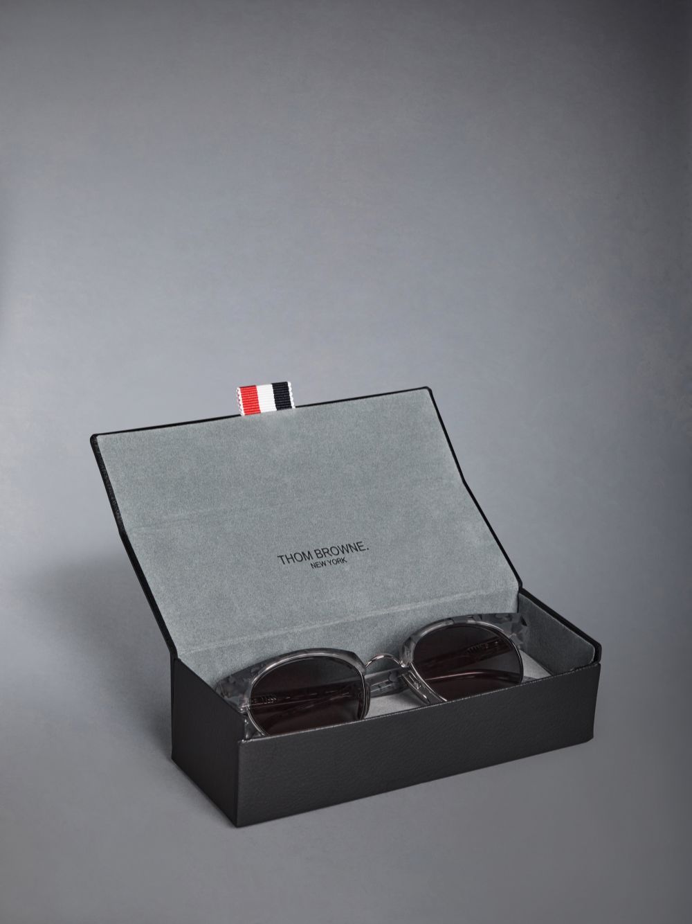 Thom Browne Tortoise Acetate And Titanium Oval Uomo Occhiali da Sole Verdi | KLJ49L65829