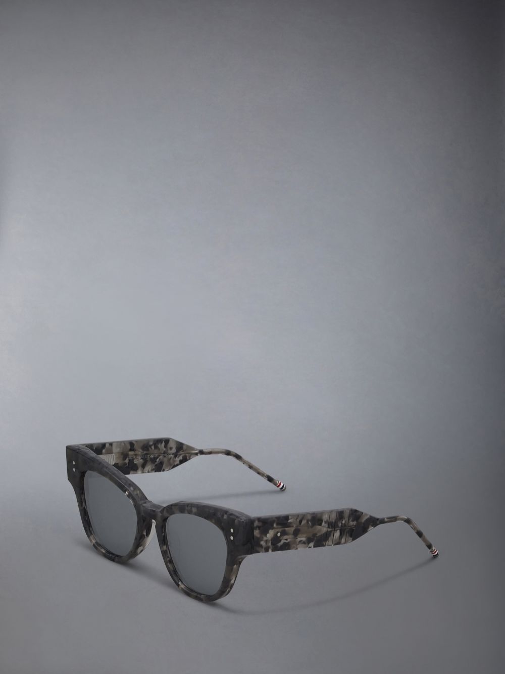 Thom Browne Tortoise Acetate Cateye Uomo Occhiali da Sole Grigie | NOU38E62772