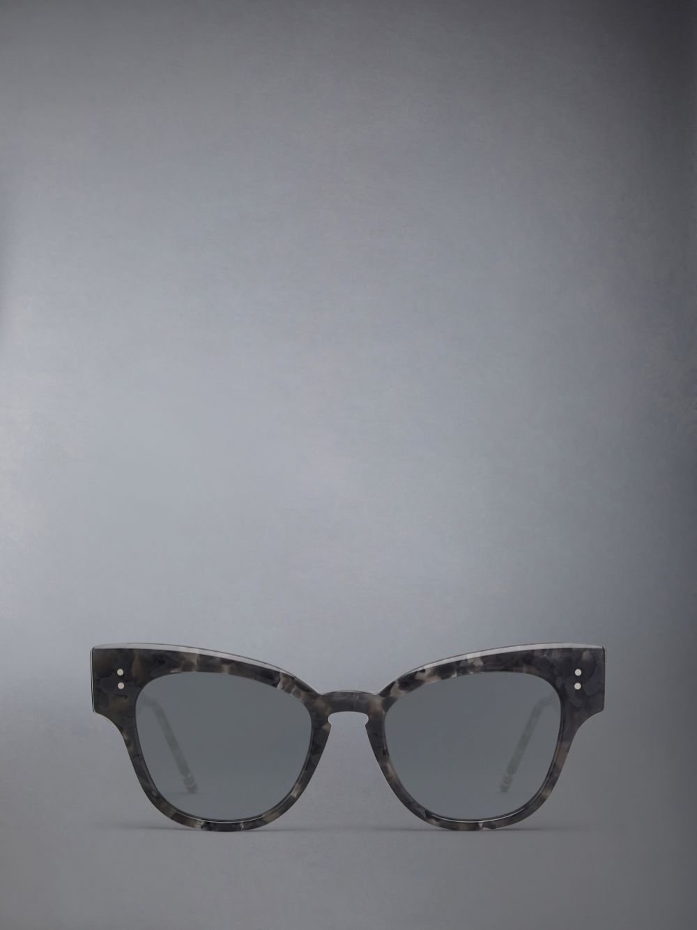 Thom Browne Tortoise Acetate Cateye Uomo Occhiali da Sole Grigie | NOU38E62772