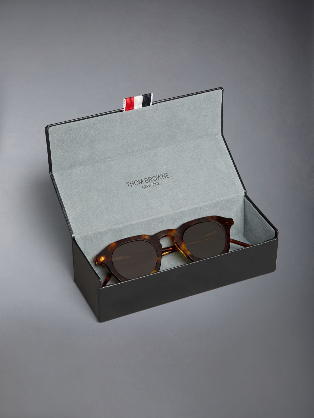 Thom Browne Tortoise Acetate Oval Uomo Occhiali da Sole Marroni | FLX74M25758