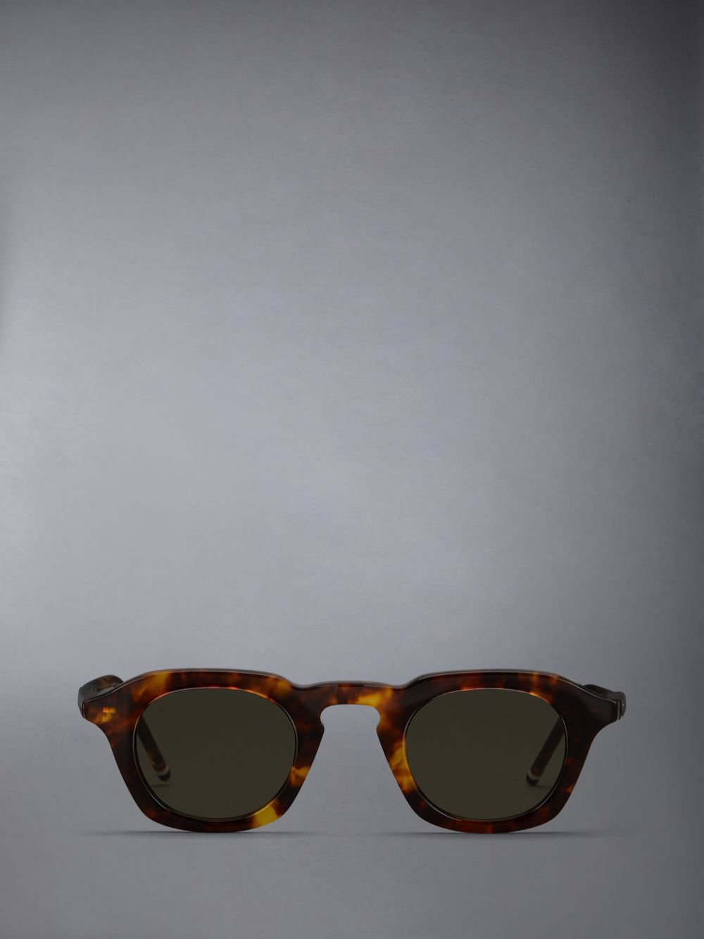 Thom Browne Tortoise Acetate Oval Uomo Occhiali da Sole Marroni | FLX74M25758