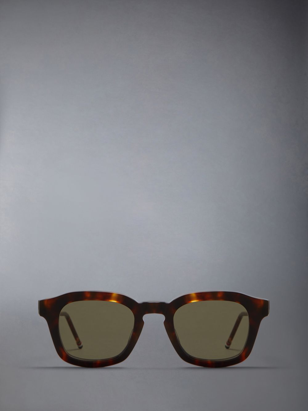 Thom Browne Tortoise Acetate Rectangular Uomo Occhiali da Sole Marroni | FXI99B53583