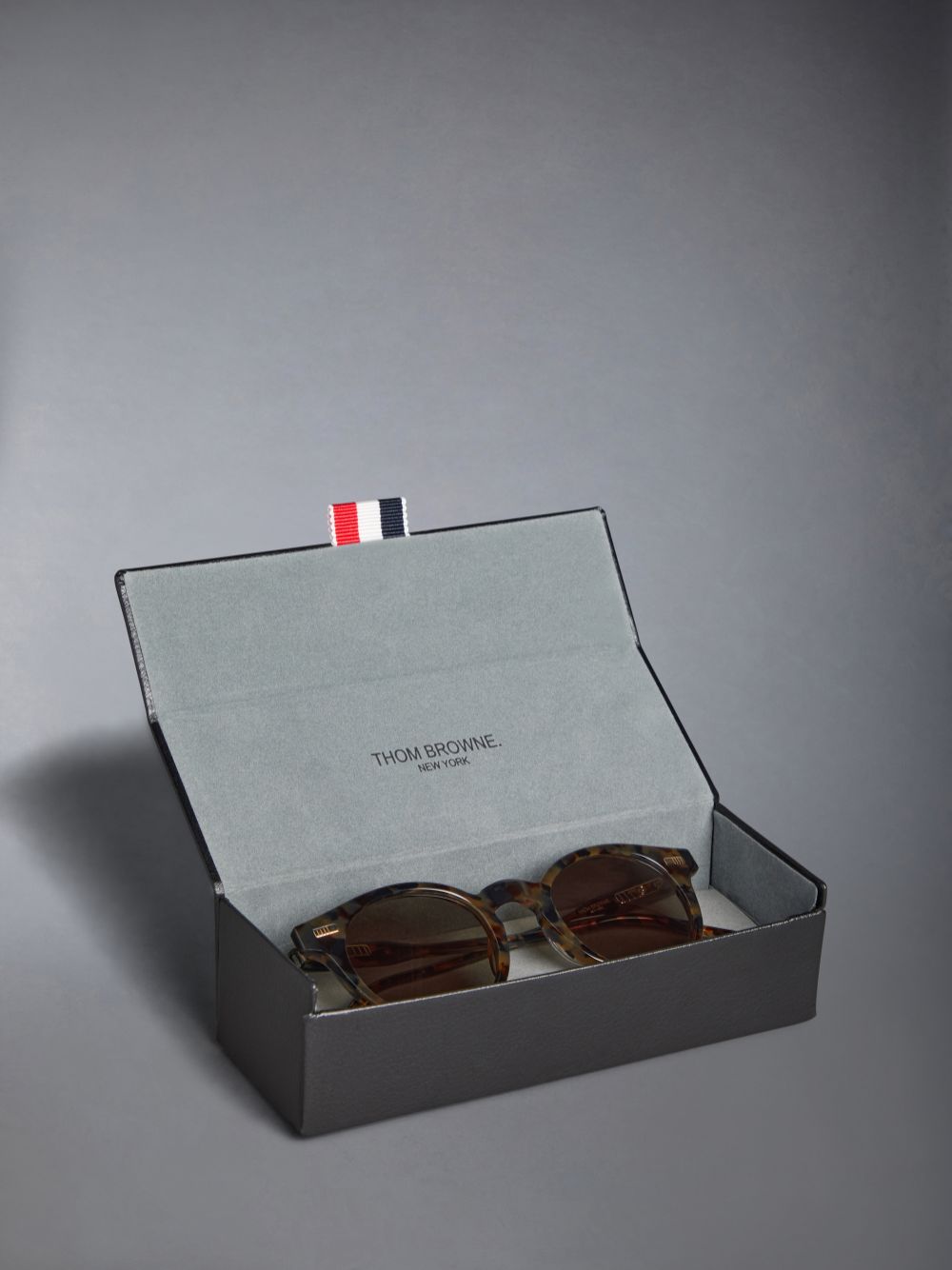 Thom Browne Tortoise Acetate Round Uomo Occhiali da Sole Marroni | VQQ79K02975