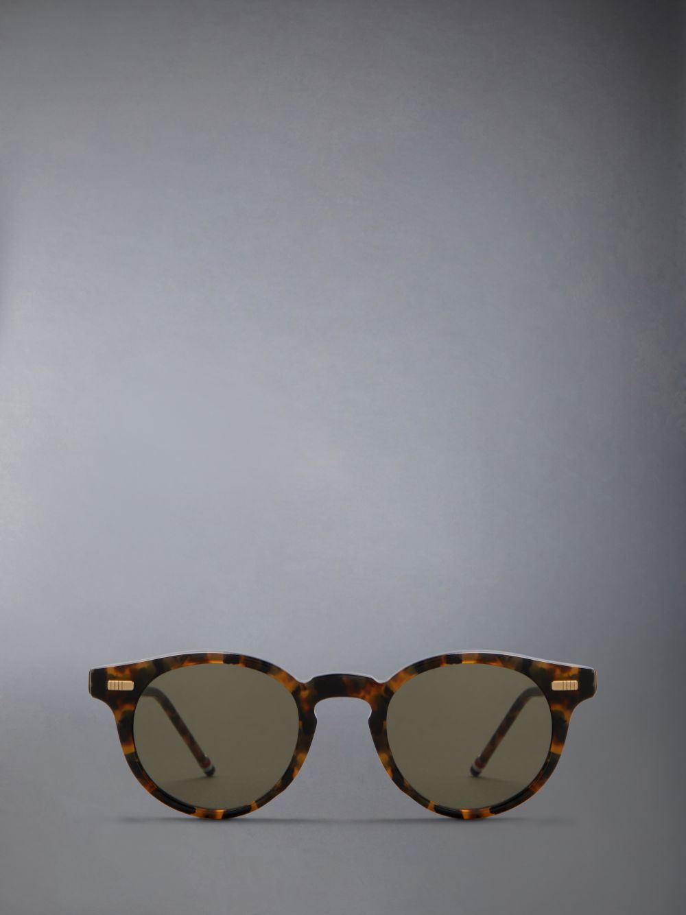 Thom Browne Tortoise Acetate Round Uomo Occhiali da Sole Marroni | VQQ79K02975