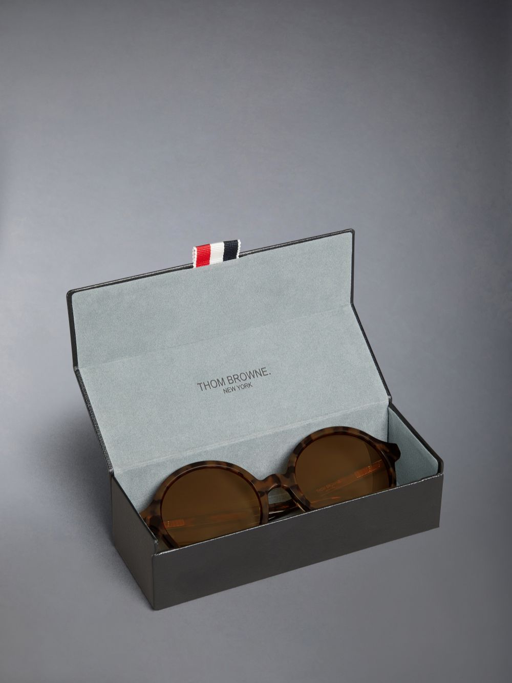 Thom Browne Tortoise Acetate Round Uomo Occhiali da Sole Marroni | MII42M46371