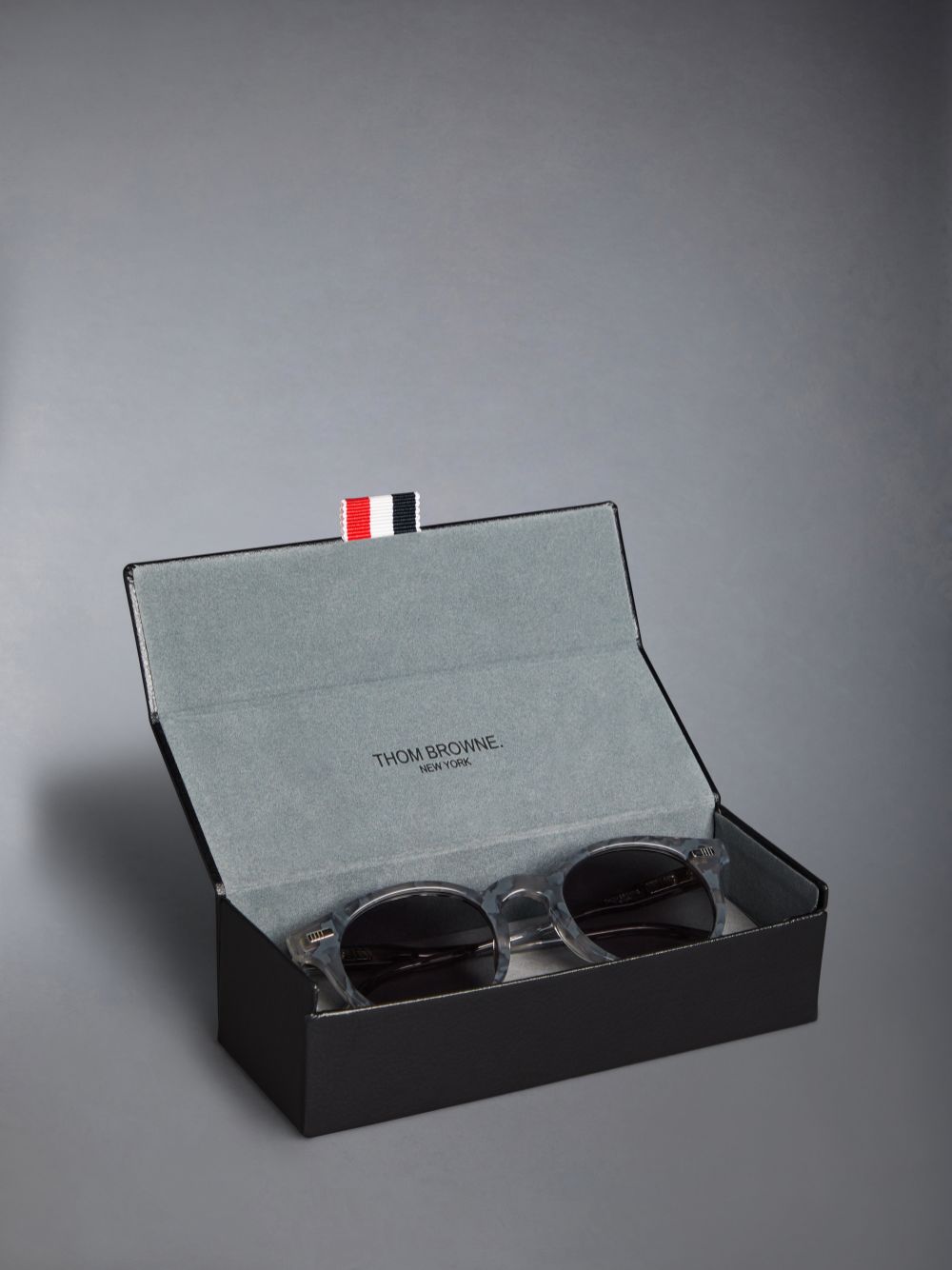 Thom Browne Tortoise Acetate Round Uomo Occhiali da Sole Grigie | BTX73C43050