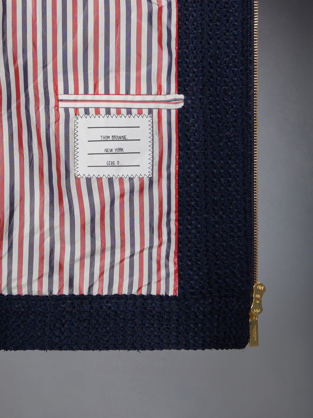 Thom Browne Tweed Raglan Collar Uomo Giacche Blu | OCX39O54759