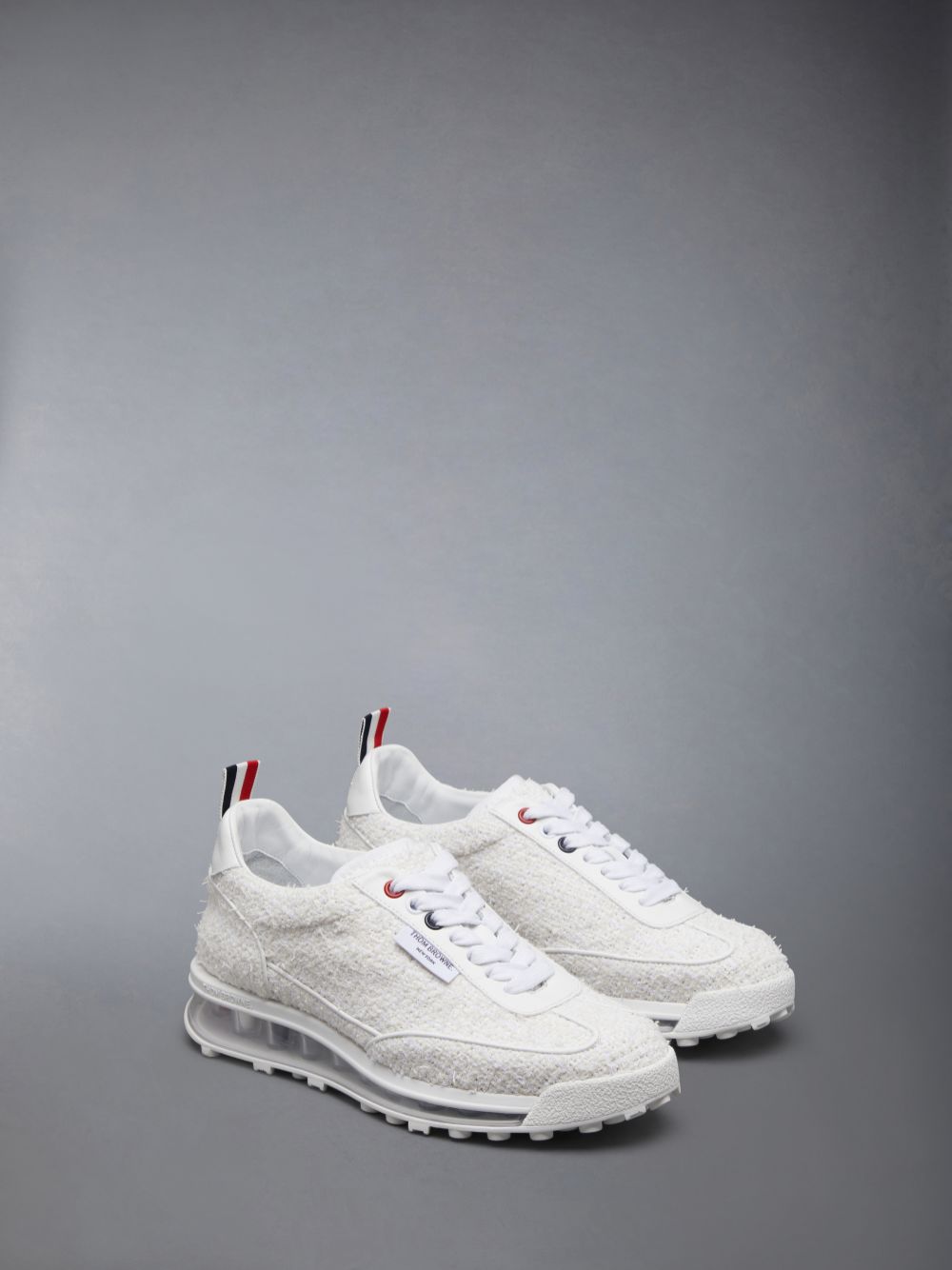 Thom Browne Tweed Tech Runner Donna Sneakers Bianche | NFW76C98605