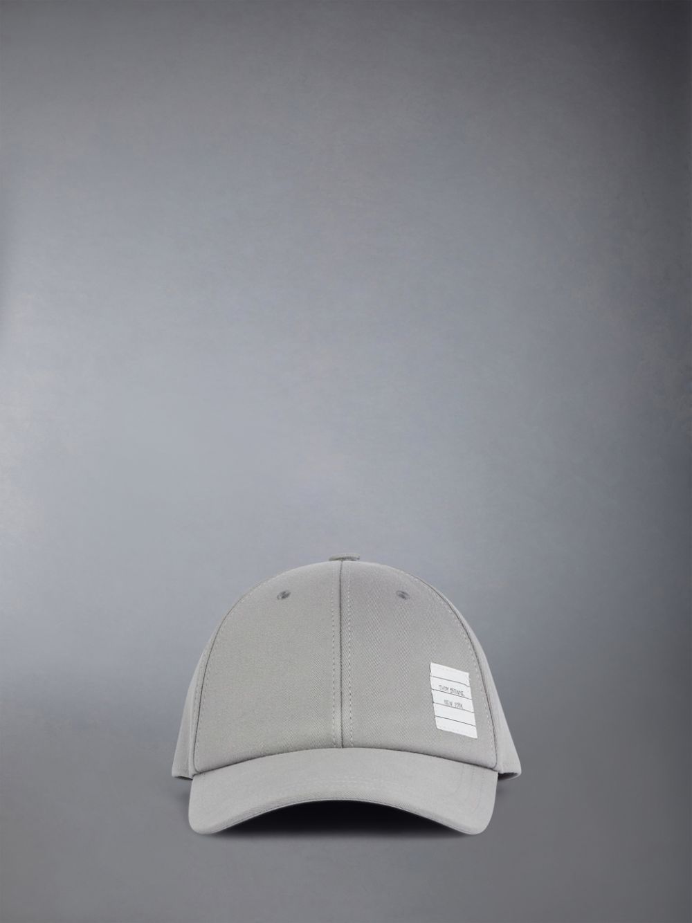 Thom Browne Twill Classic 6-Panel Baseball Uomo Berretti Grigie | HBK28F62290