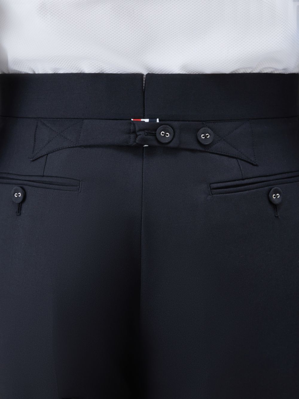 Thom Browne Twill Classic Backstrap Uomo Pantaloni Nere | ZJG15E65200