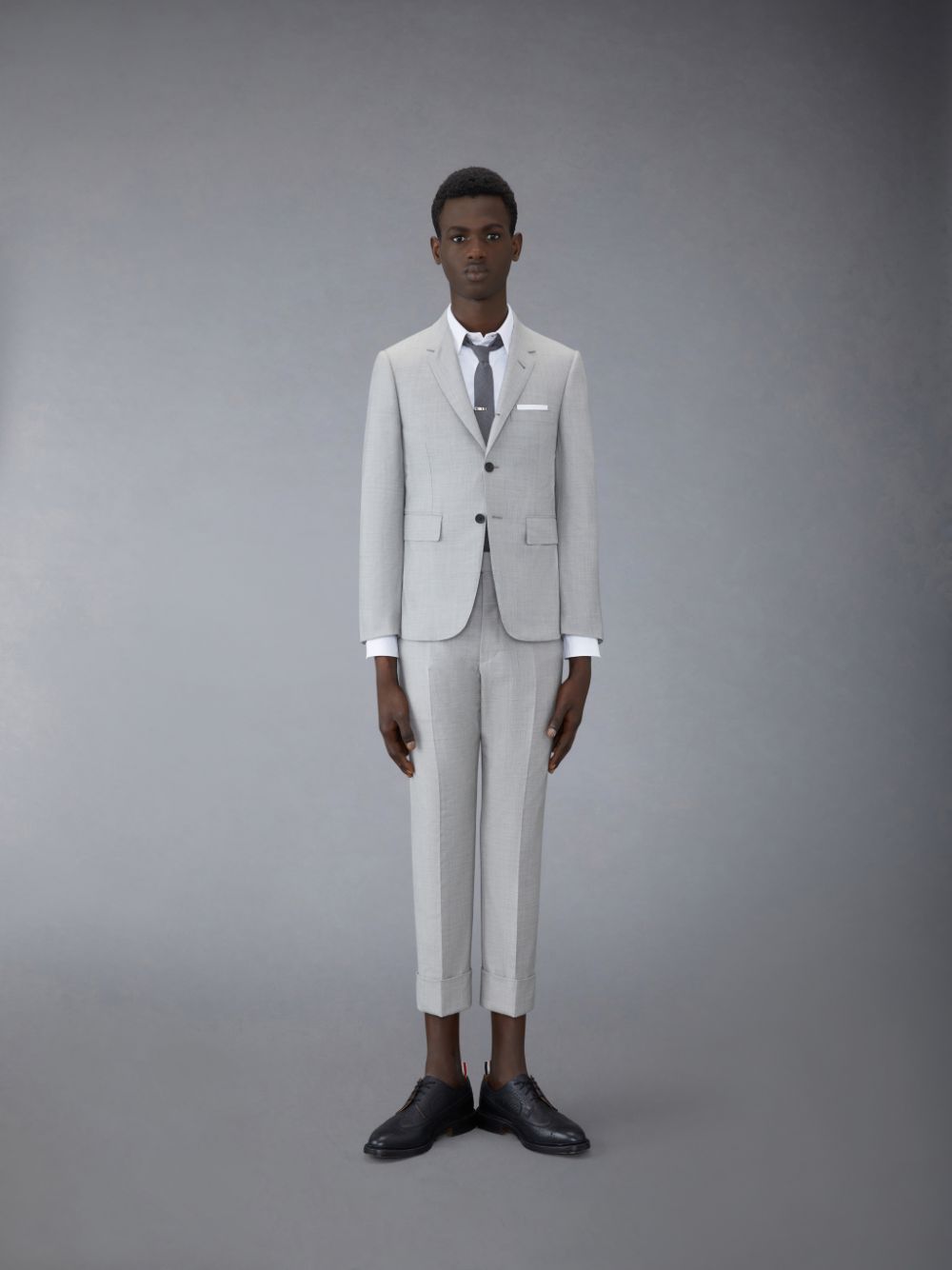 Thom Browne Twill Classic Sport Uomo Cappotti Grigie | LSS43D16808