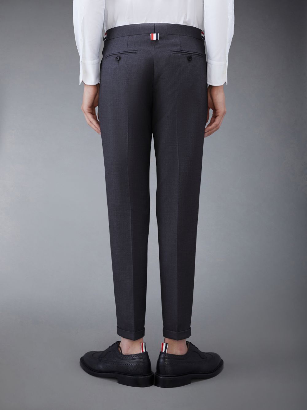 Thom Browne Twill Low Rise Uomo Pantaloni Nere | PQU35A15977