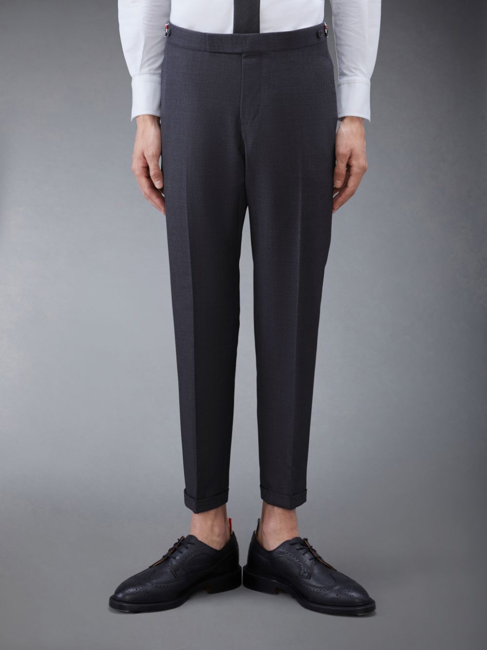 Thom Browne Twill Low Rise Uomo Pantaloni Nere | PQU35A15977