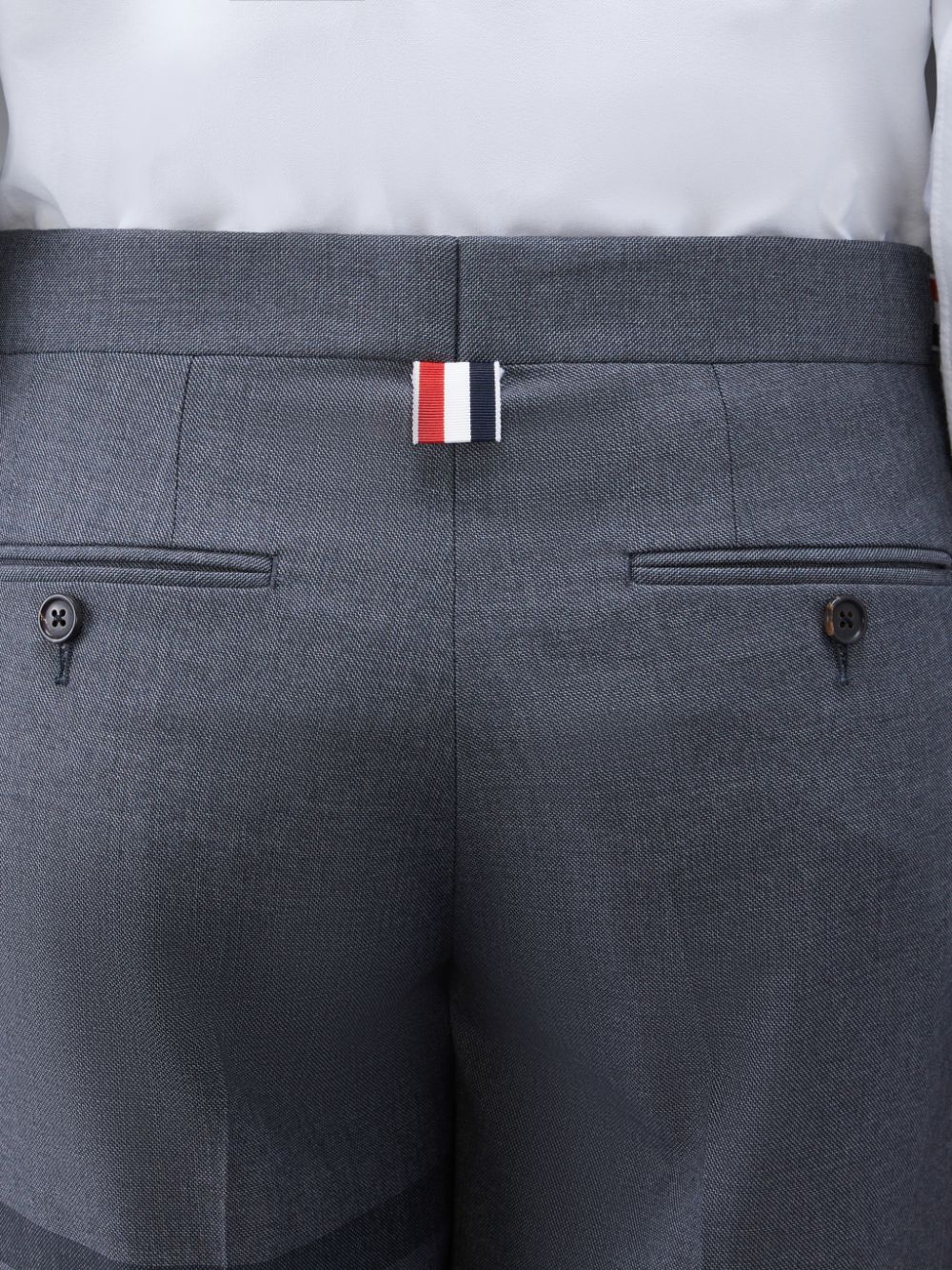 Thom Browne Twill School Uniform 4-Bar Low Rise Uomo Pantaloncini Grigie | SOU05X35744