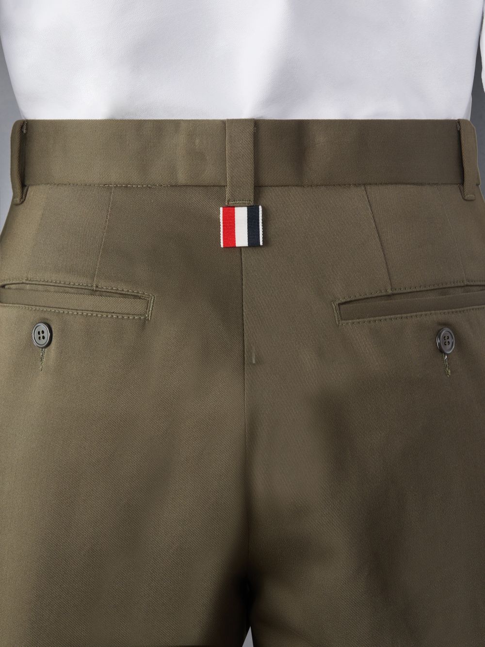 Thom Browne Twill Unconstructed Uomo Pantaloncini Verdi | ZXV91S50520